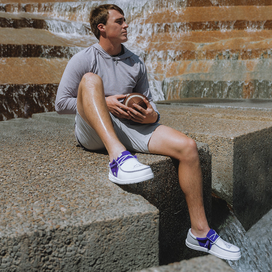 Men's Wally Tri TCU – TCU Purple/White - Image 3