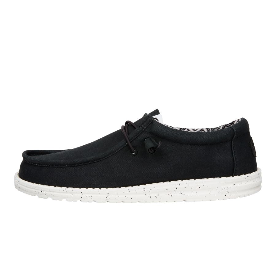Wally Stretch Canvas Wide – Black/White