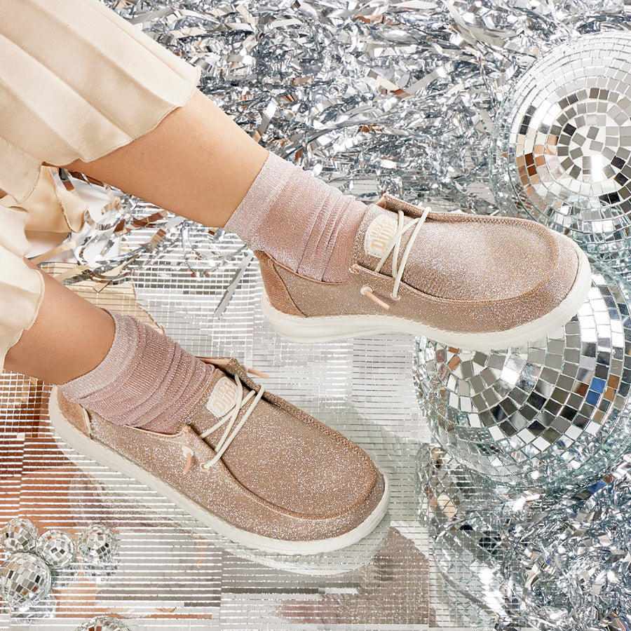 Wendy Metallic Sparkle – Rose Gold - Image 2