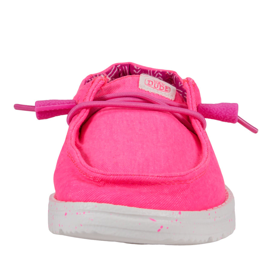 Wendy Youth Stretch Canvas – Neon Pink - Image 4