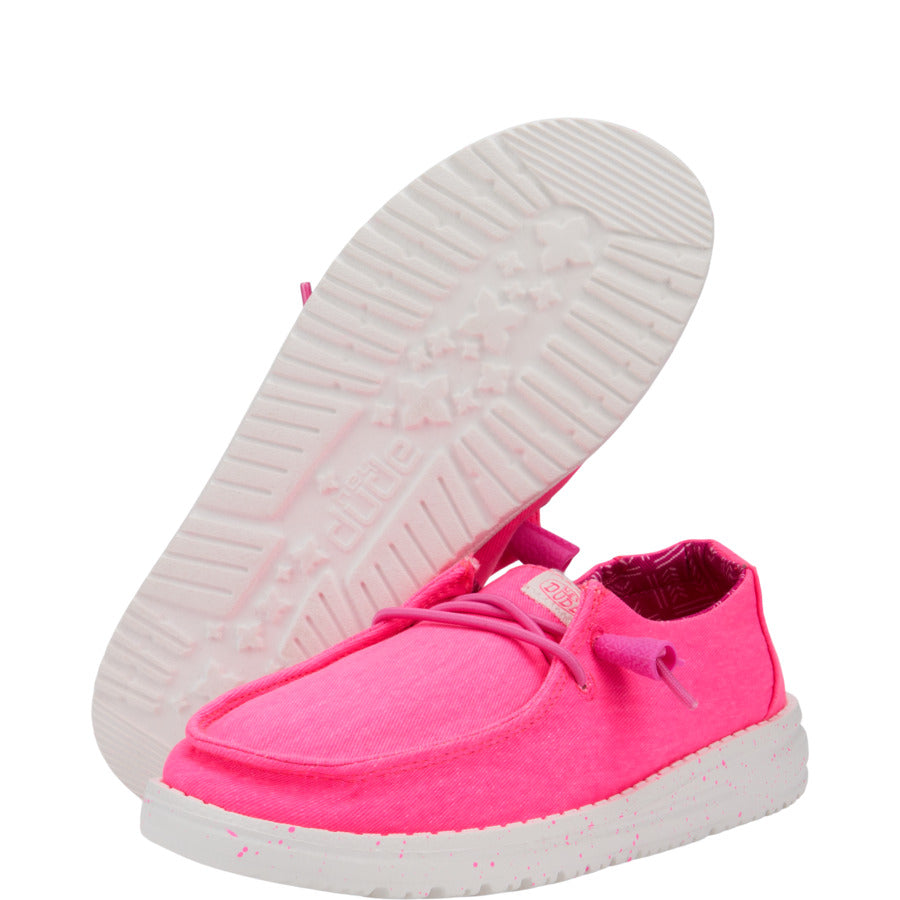 Wendy Youth Stretch Canvas – Neon Pink - Image 3