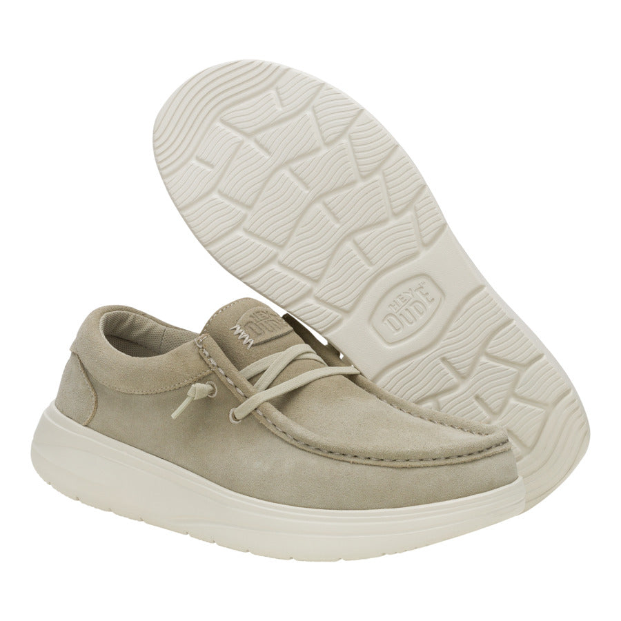 Wally Comf Suede – Stone Grey/Silver Birch - Image 3