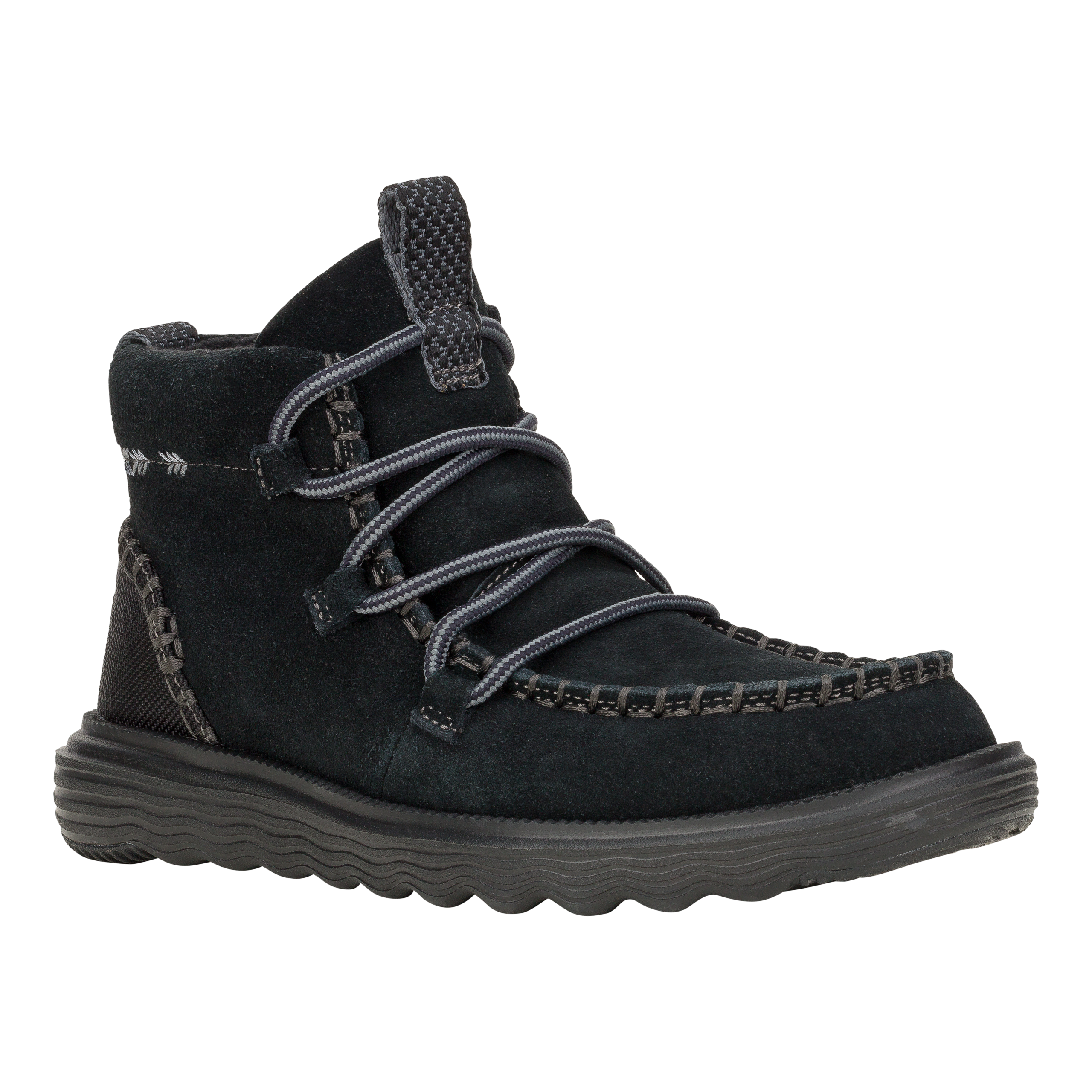 Reyes Suede – Black/Black - Image 7