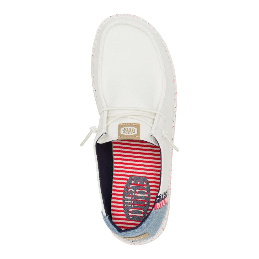 Wendy Americana Splatter – White/Blue - Image 6