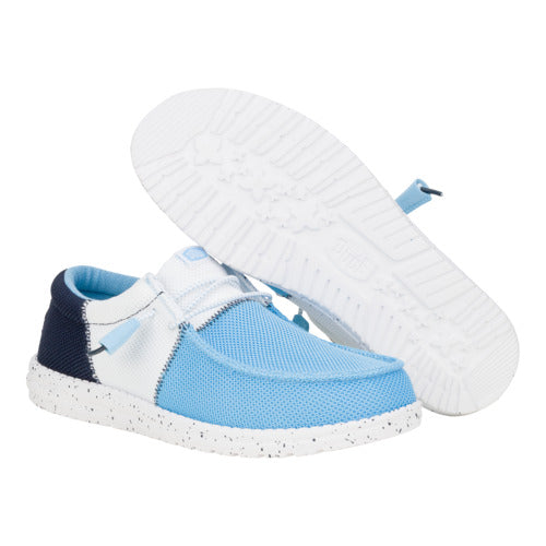 Wally Tri Varsity Mesh – Sky/White - Image 3
