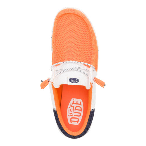 Wally Tri Varsity Mesh – Orange/White - Image 6