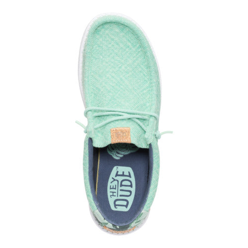 Wally Palm Jute – Dawn Blue/Celadon Green - Image 6