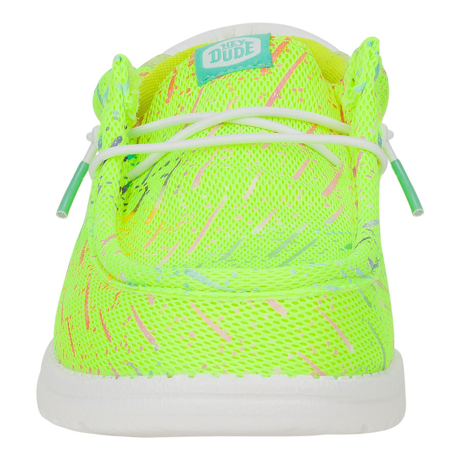 Wally Party Mesh – Lime Punch/White - Image 4
