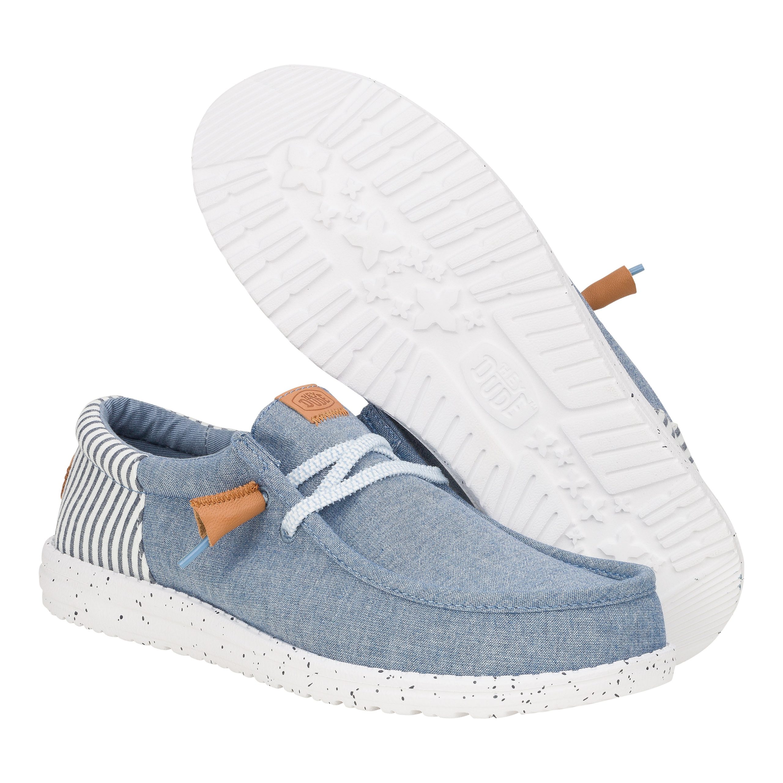 Wally Funk Seersucker – Faded Denim/Navy Blazer - Image 3