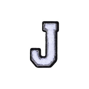 Letter J Patch – J Black/White