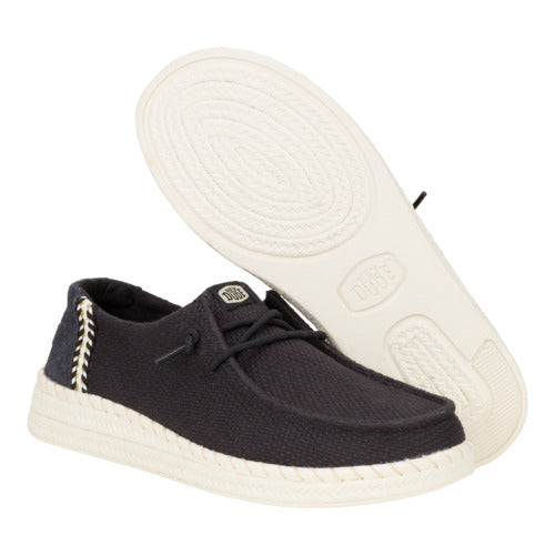 Wendy Espadrille Woven – Black - Image 4