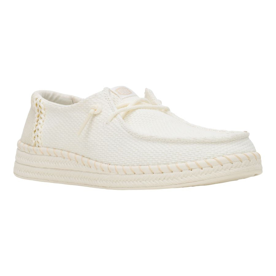Wendy Espadrille Woven – White - Image 8