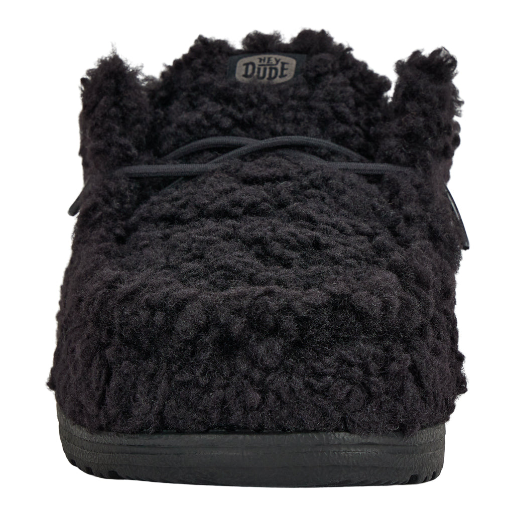 Wally Slipper – Cozy Black/Black - Image 4