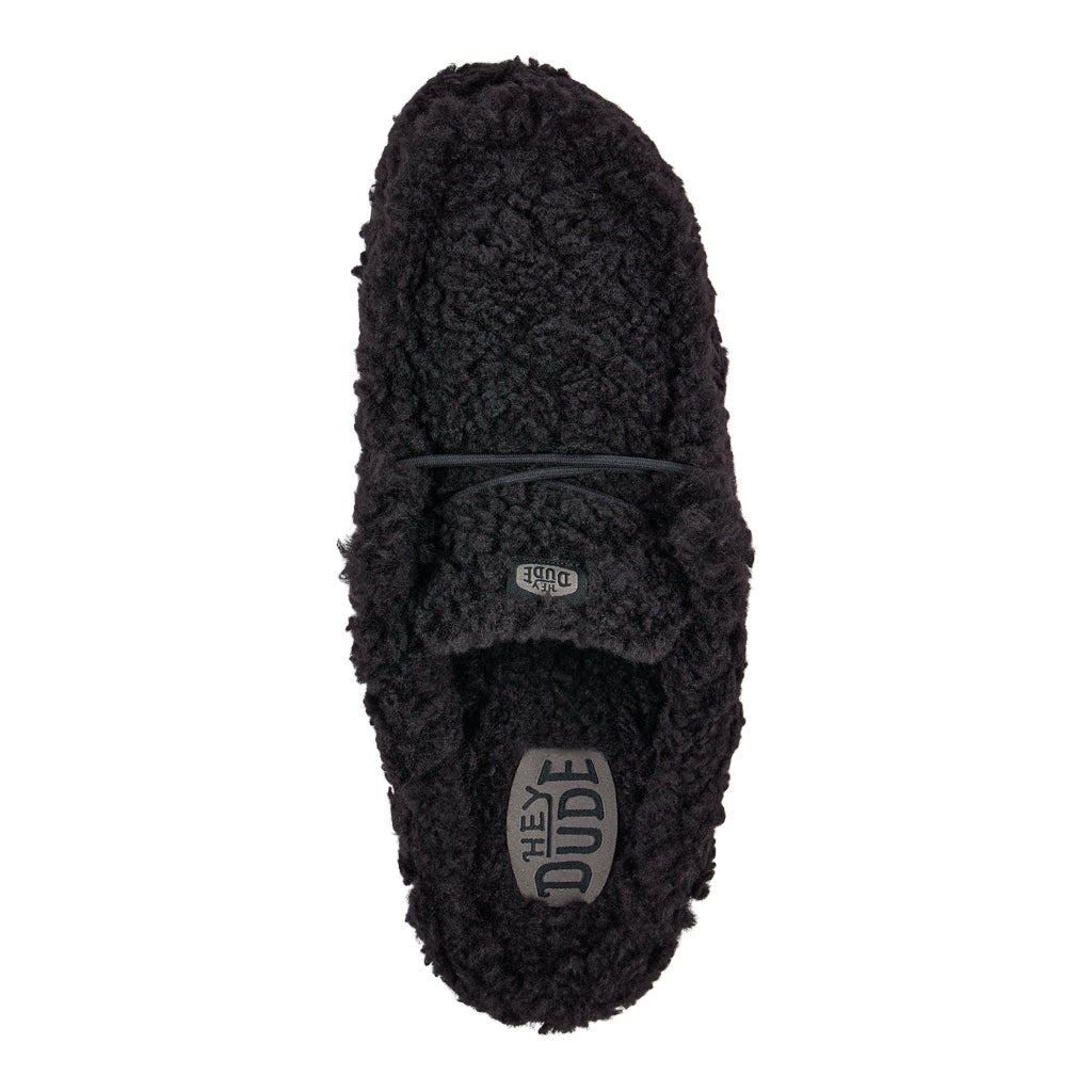 Wally Slipper – Cozy Black/Black - Image 6
