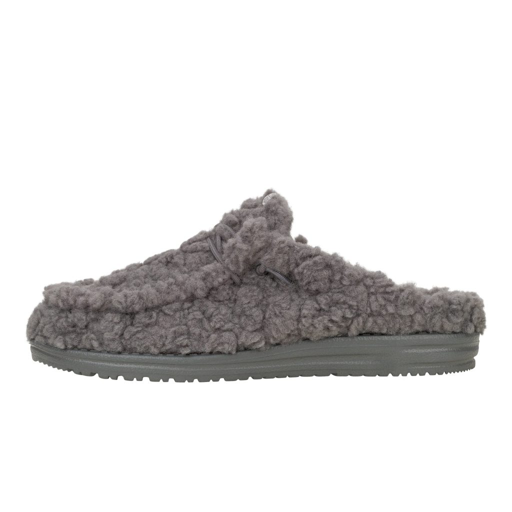 Wally Slipper – Cozy Granite Grey