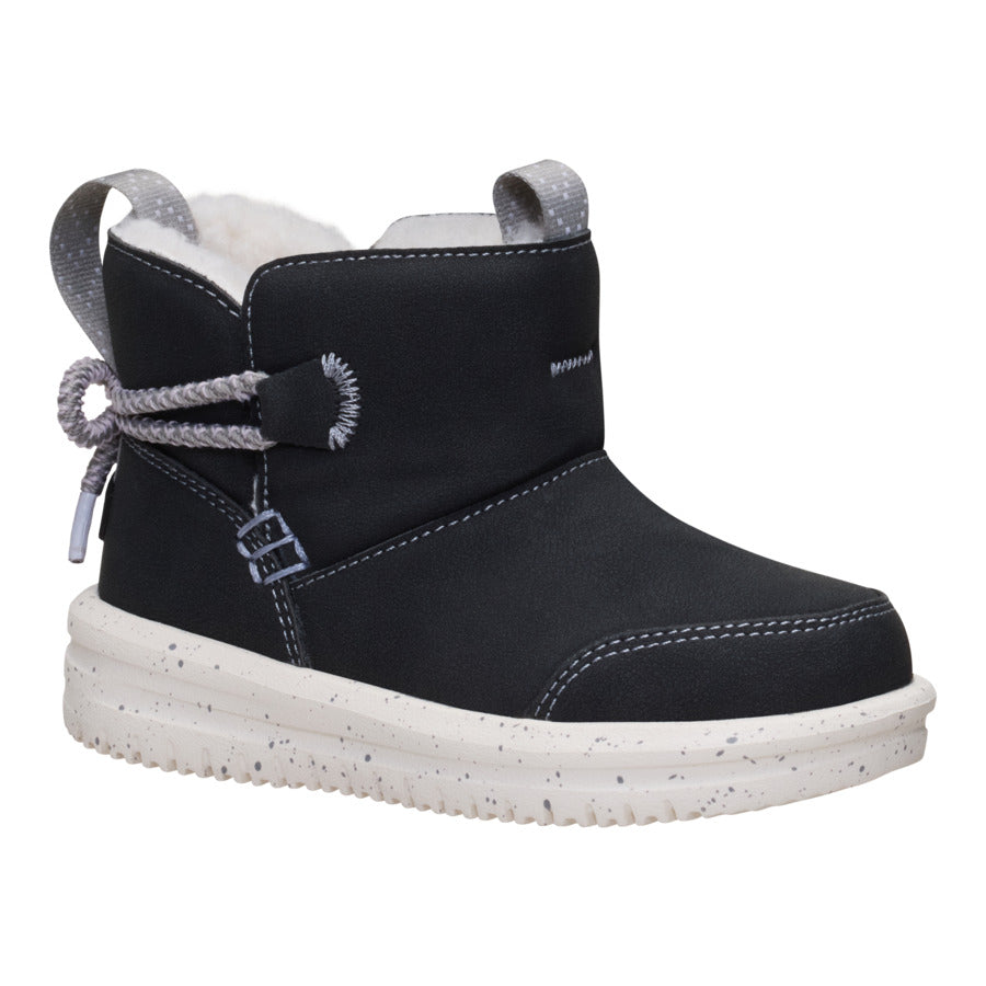 Camden Bow Boot Toddler Cozy – Black - Image 7