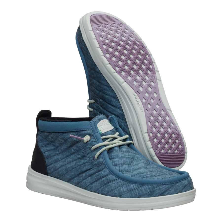 Wally Mid Gripr Washed Quilt – Stormy Blue/Multi - Image 3