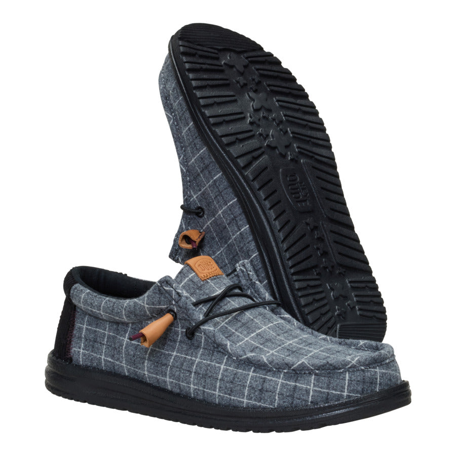 Wally Plaid Corduroy – Black/Multi - Image 3