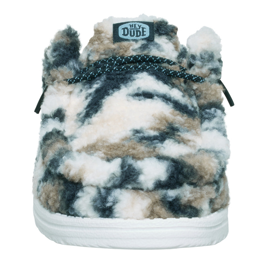Wally Slipper Cozy Camo – White/Camo - Image 4