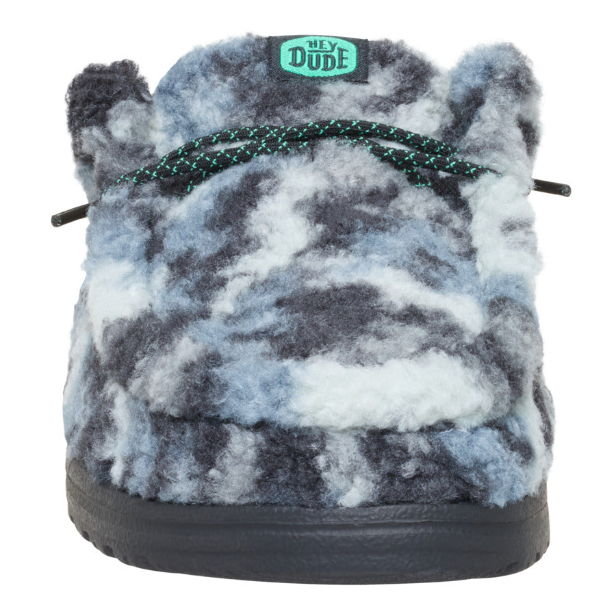Wally Slipper Cozy Camo – Stormy Blue/Camo - Image 4