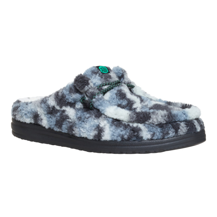 Wally Slipper Cozy Camo – Stormy Blue/Camo - Image 7
