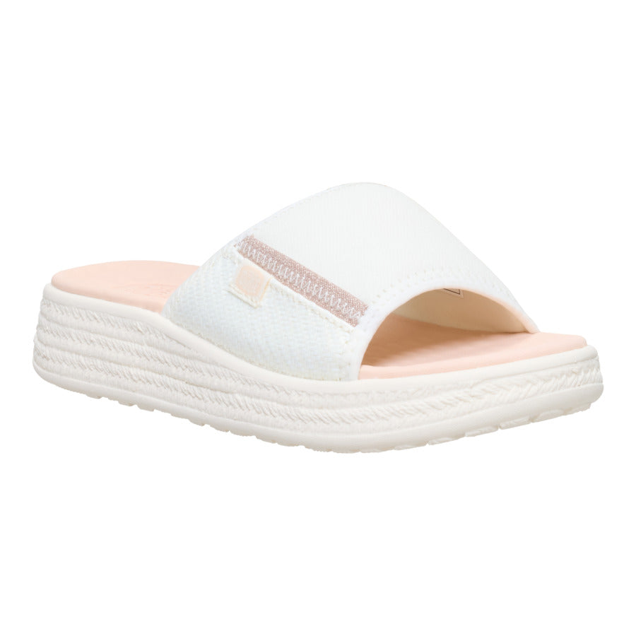 Tide Espadrille Slide – Off White/Tan - Image 7
