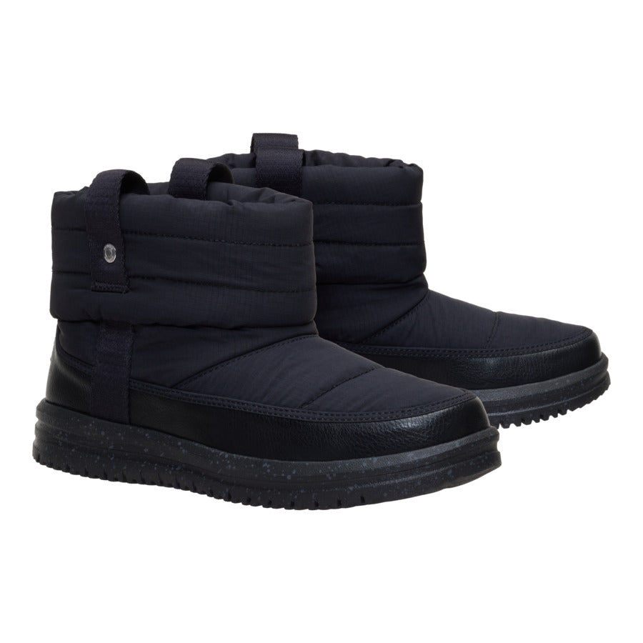 Camden Cuff Nylon Quilt – Black/Black - Image 2