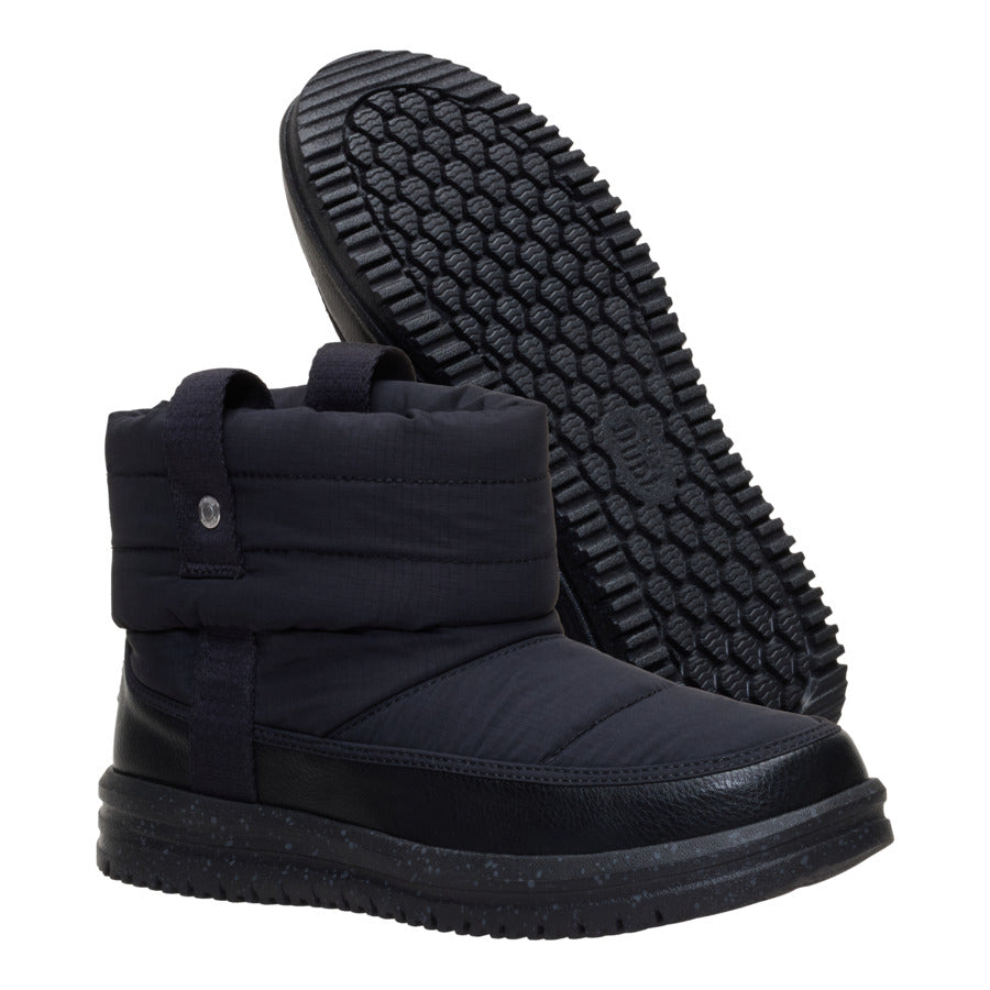 Camden Cuff Nylon Quilt – Black/Black - Image 3