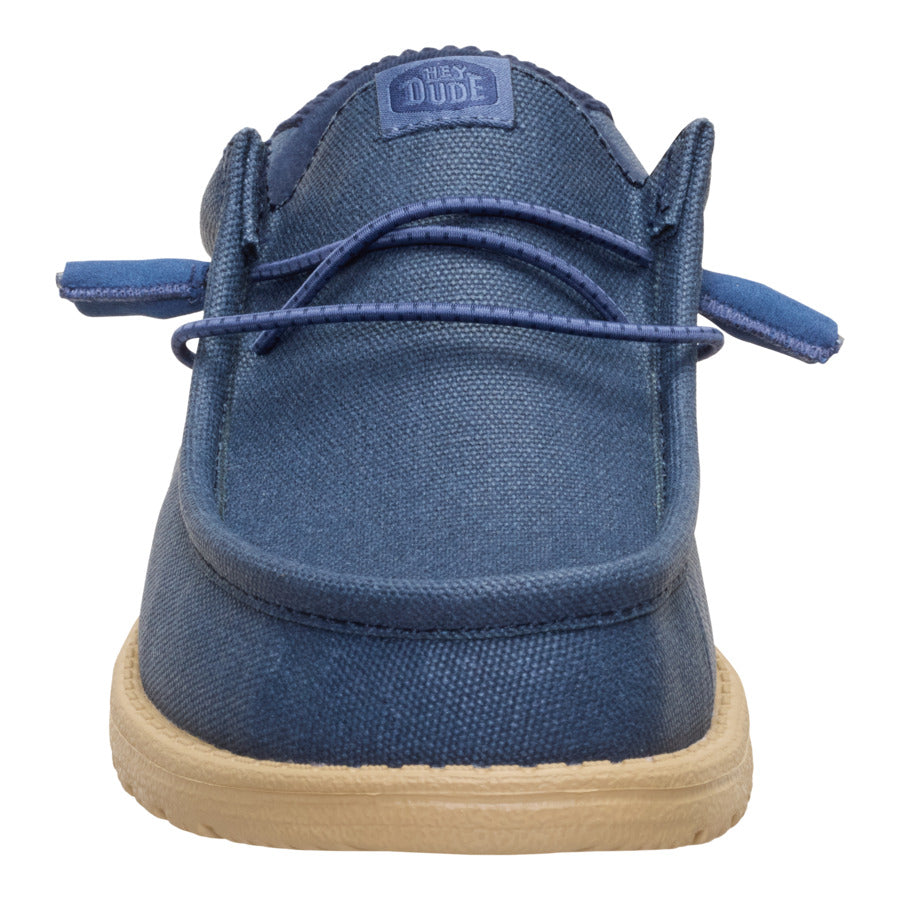 Wally Waxed Casual – Navy - Image 4