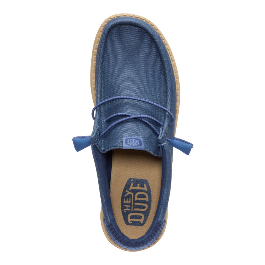 Wally Waxed Casual – Navy - Image 6