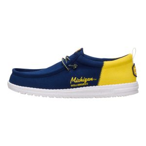 Wally Funk Michigan Wolverines – Navy/Gold/White