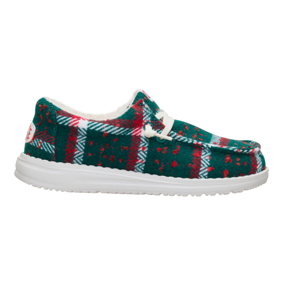Wally Youth Confetti Plaid Cozy – Red/Green/Multi - Image 8