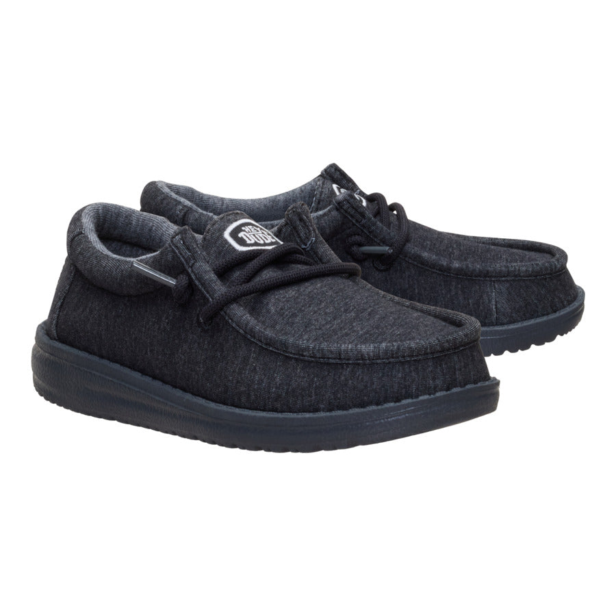 Wally Youth Stretch Jersey – Black - Image 2