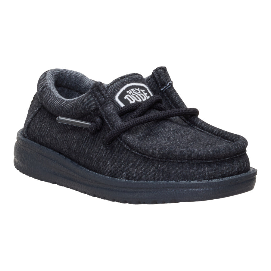 Wally Toddler Stretch Jersey – Black - Image 7