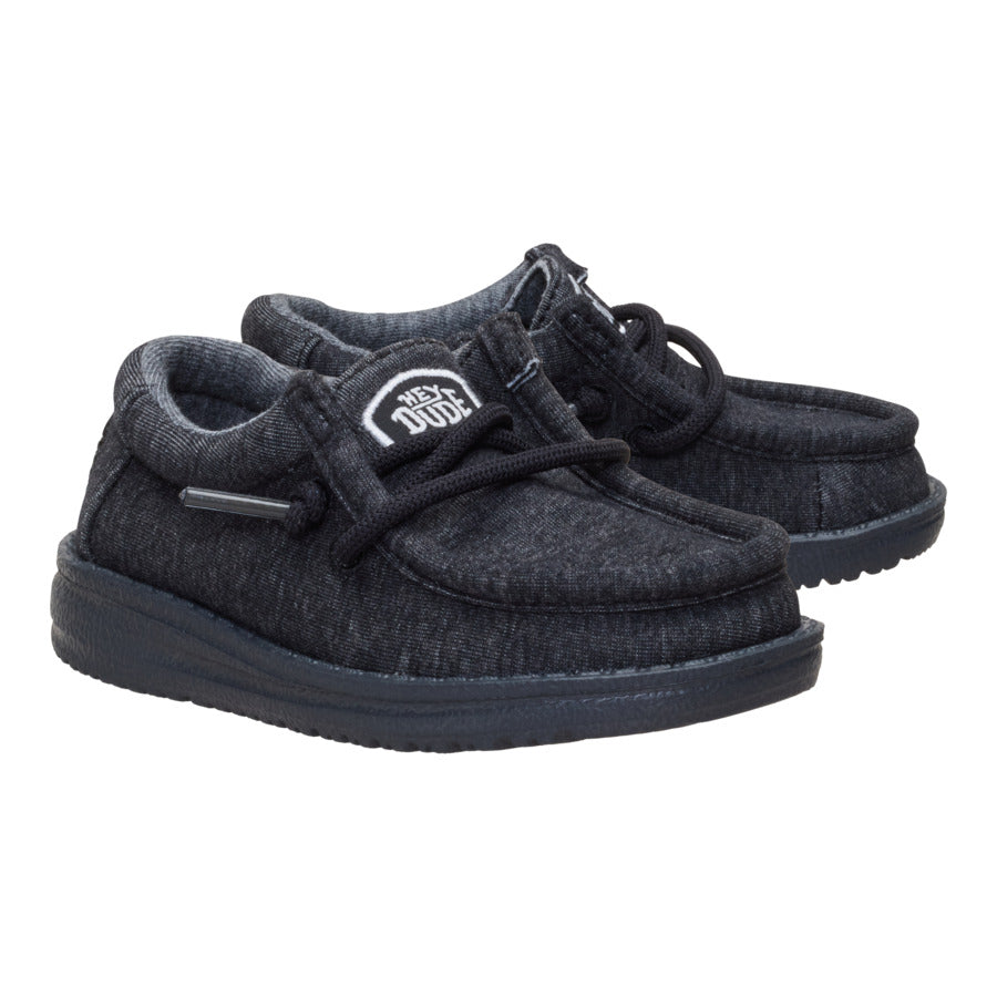 Wally Toddler Stretch Jersey – Black - Image 2