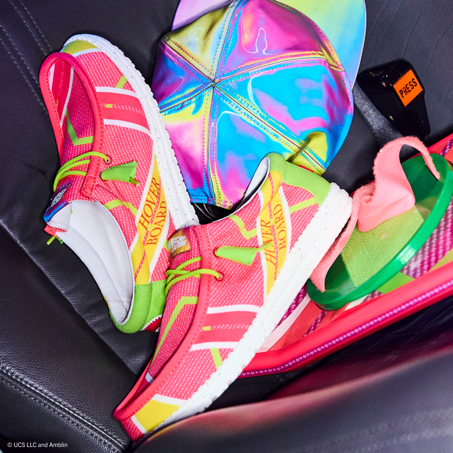 Wally Back To The Future Hover Board – Pink/Multi - Image 2