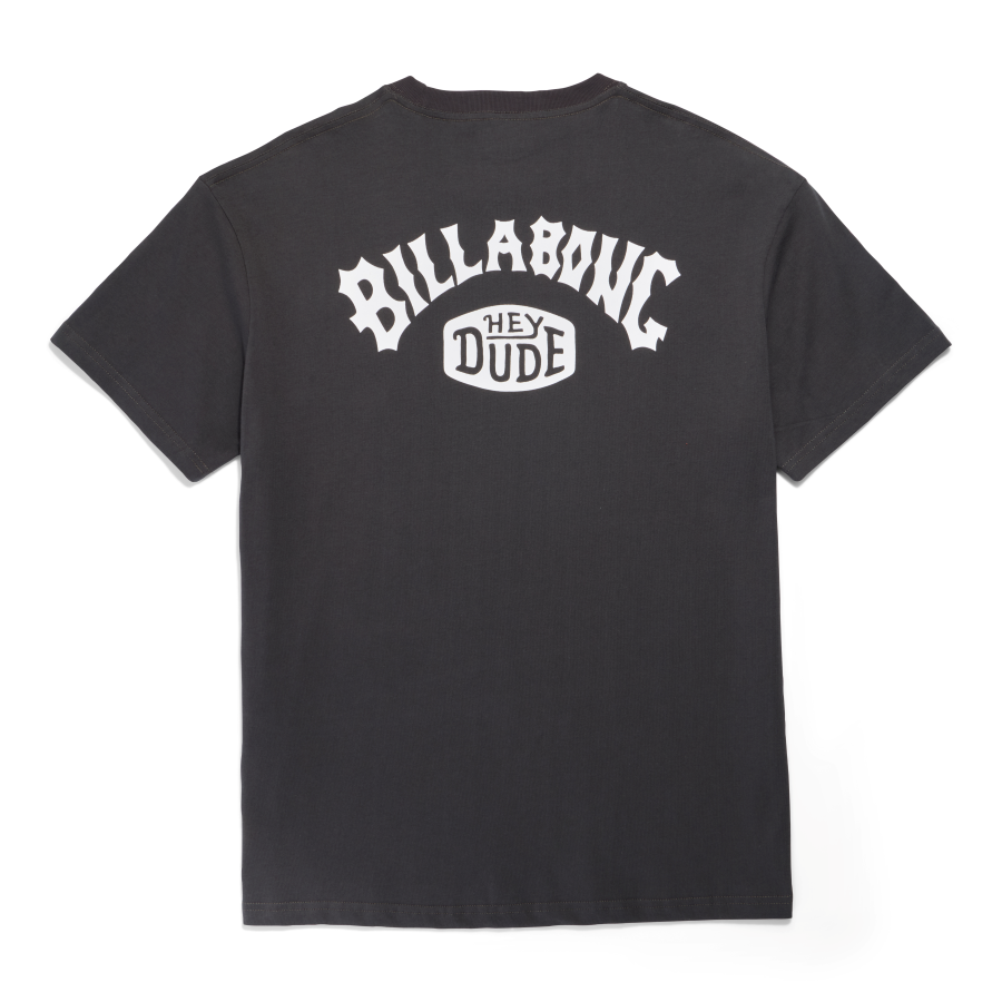 HD X Billabong Tee – Black Oyster - Image 3