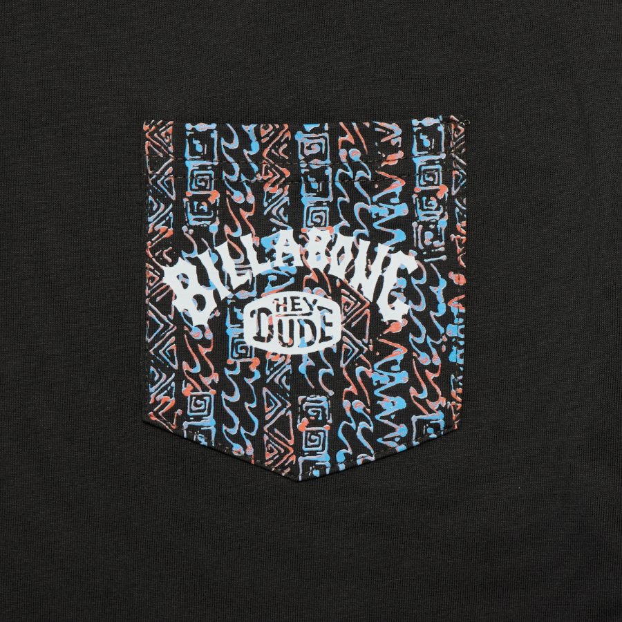 HD X Billabong Tee – Black Oyster - Image 2