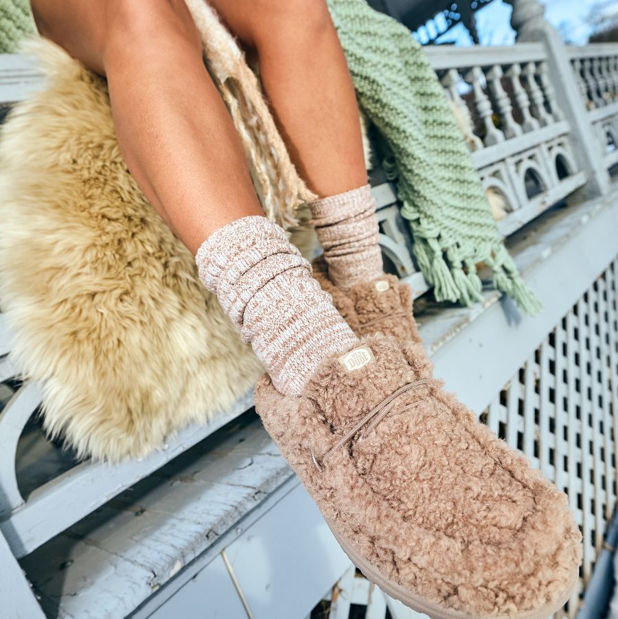 Wendy Slipper – Cozy Timber Wolf - Image 9